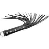Spartacus Enterprises - Black Leather 30-Inch Premium Strap Flogger Whips And Crops
